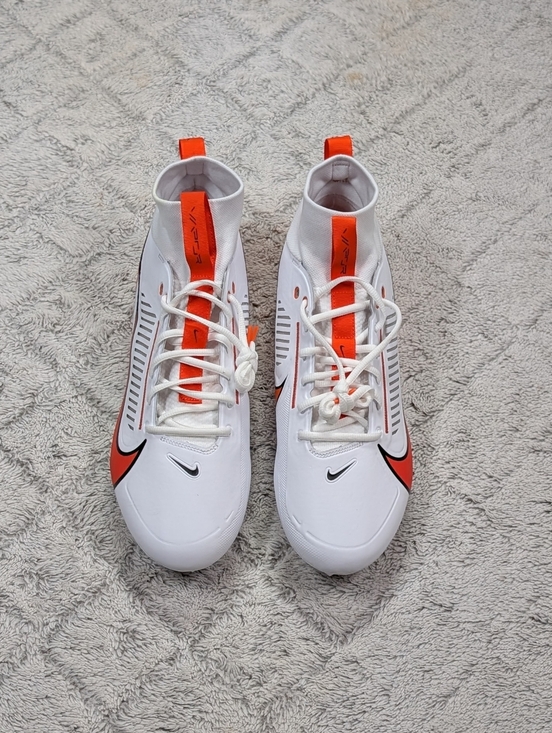 Nike Vapor Edge Pro 360 2 TB White Orange Football Cleats Mens 14 FQ4044-100 NEW main image 5
